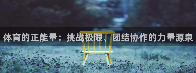 球速体育：体育的正能量：挑战极限、团结协作的力量源泉